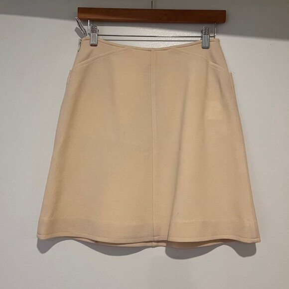 Courreges Vintage Courreges Cream Skirt - Picture 2 of 3
